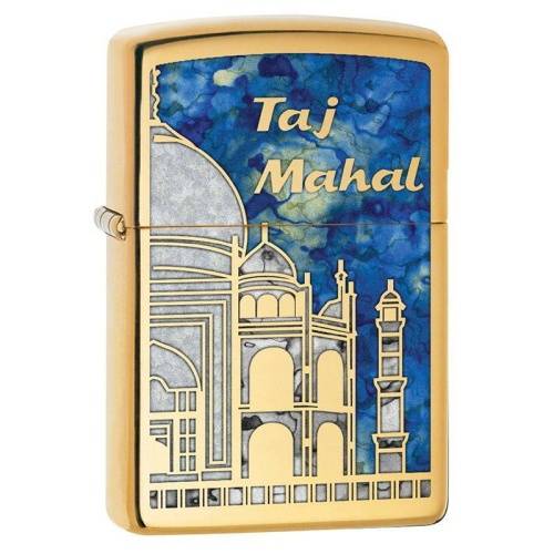 138 ZIPPO Зажигалка ZIPPO Taj Mahal с покрытием High Polish Brass