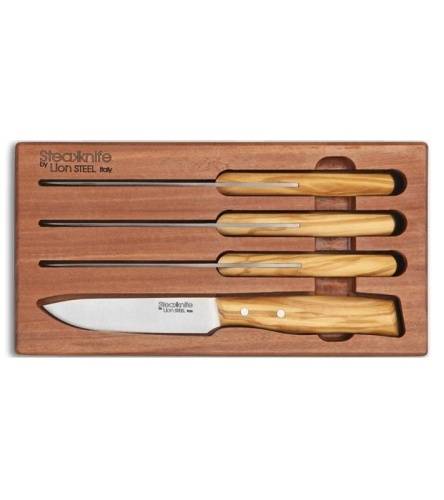 2011 Lion Steel Набор ножей для стейка LionSteel в деревянной коробке - 9001S UL фото 5