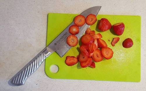 Кухонный нож Сантоку фото 4
