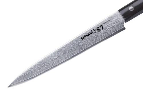 413 Samura Нож кухонный "Samura 67" для нарезки  195 мм