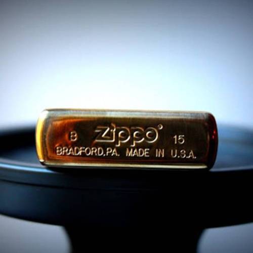 20 ZIPPO ЗажигалкаProud Lion Brushed Brass фото 10