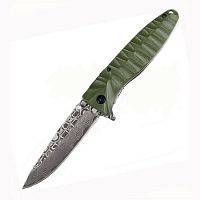 Складной нож Нож Ganzo G620g-2 зеленый с травлением можно купить по цене .                            