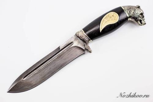 1239  Авторский Нож из Дамаска №46 фото 3