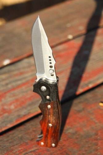 5891 CRKT Natural 2 - Cocobolo with G10 Bolster фото 5