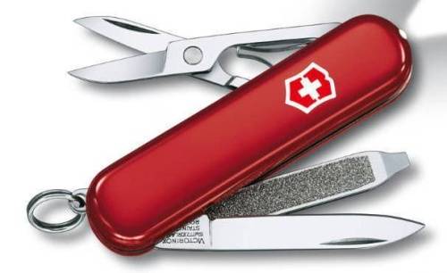 727 Victorinox Нож перочинныйSwissLite 0.6228 58мм 7 функций красный