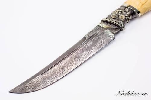 1239  Авторский Нож из Дамаска №48 фото 4