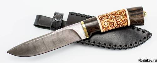 2255  Авторский Нож из Дамаска №6 фото 12