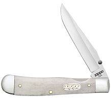 Нож перочинный ZIPPO Smooth Natural Bone Trapperlock