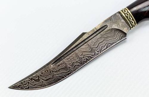 1239  Авторский Нож из Дамаска №15 фото 3