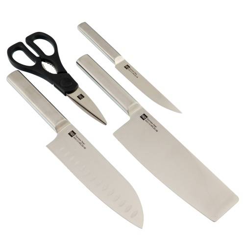 192 HuoHou Набор кухонных ножей на подставкеStainless Steel Kitchen Knife Set фото 3