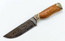 Охотничий нож  Авторский Нож из Дамаска №9