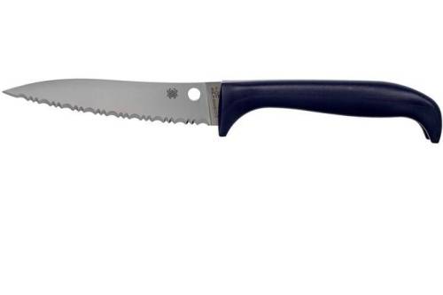 228 Spyderco Универсальный кухонный ножCounter Puppy Serrated