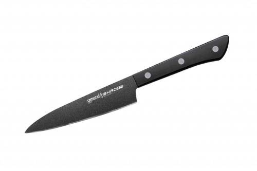 2011 Samura Набор ножей & SHADOW& с покрытием BLACK FUSO (Шеф 200 мм и овощной 135 мм) фото 3