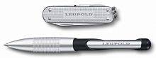 Подарочный набор Victorinox 4.4346.2 нож 0.6221.26 + ручка Cabrio ручка с синей пастой серебристый