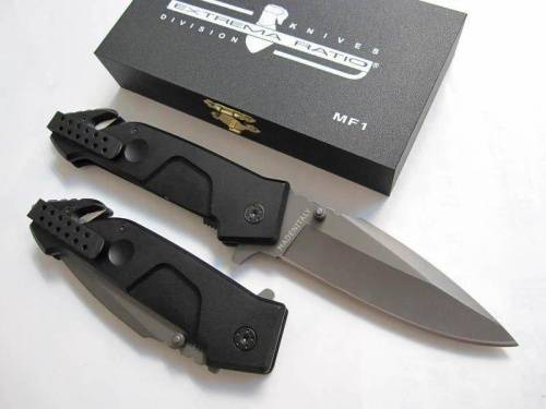 56 Extrema Ratio Складной нож MF1 Black With Belt Cutter фото 14