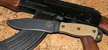 Нож с фиксированным клинком Ontario "NS-6 Tan micarta"