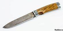 Охотничий нож  Авторский Нож из Дамаска №33