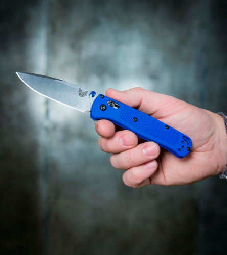 504 Benchmade Bugout Blue 535 фото 16