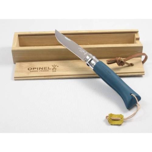 5891 Opinel №8 Blue Leather фото 4
