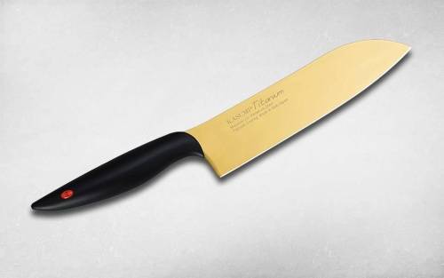 2011 Kasumi Нож кухонный СантокуTitanium 180 мм