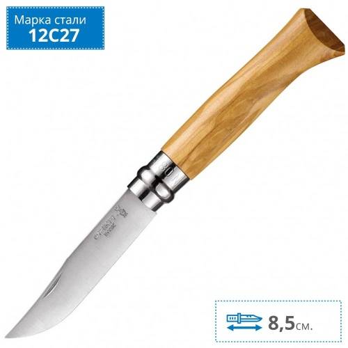5891  Opinel №8 VRI Classic Woods Traditions Olivewood фото 9