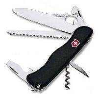 Нож перочинный Victorinox Forester One Hand 0.8363.MW3 111мм с фиксатором лезвия 11 функций  черный