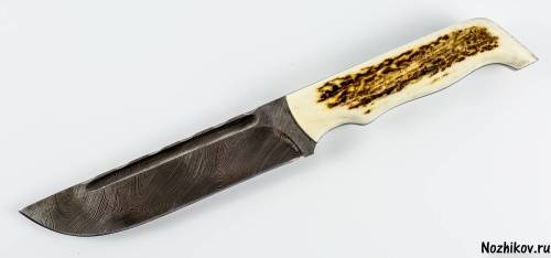 3810  Авторский Нож из Дамаска №13 фото 4