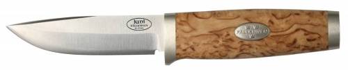 3810 Fallkniven SK1 Juni Curly Birch Scandi Knife (3G - Steel