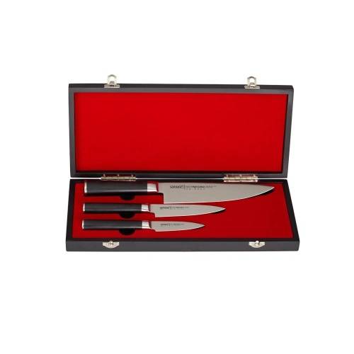 Samura Набор из 3 кухонных ножейMoV в подарочной коробке - "Поварская тройка" фото 2