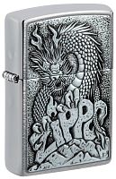 Зажигалка ZIPPO Classic с покрытием Brushed Chrome