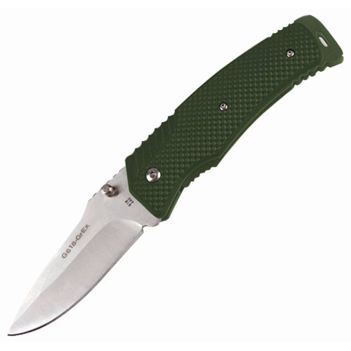 Нож складной Ganzo G618 440 Steel Exclusive Edition Green Handle Нож складной Ganzo G618 440 Steel Exclusive Edition Green Handle