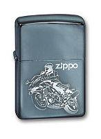  зажигалка ZIPPO Moto High Polish Chrome