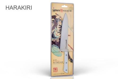 2011 Samura Нож кухонный Шеф HARAKIRI (SHR-0085W) 208 мм фото 10
