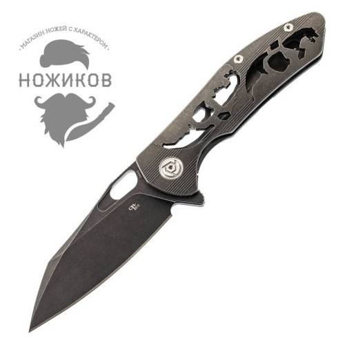 5891 ch outdoor knife CH3515 Black фото 3