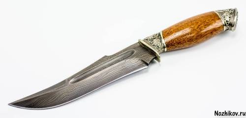 1239  Авторский Нож из Дамаска №14 фото 10