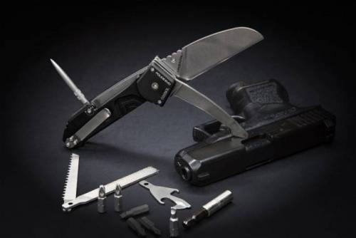 491 Extrema Ratio Многофункциональный складной нож 87 мм с выкидным стропорезомPolice EVO фото 3