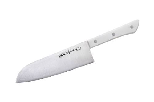 2011 Samura Поварской кухонный нож сантокуHARAKIRI 175 мм фото 6