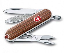 Мультитул для велосипеда Victorinox Нож перочинный Victorinox Classic The Chocolate 0.6223.842 58мм 7 функций дизайн Шоколад