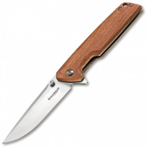 3810 Boker Magnum Straight Brother Wood - 01MB723