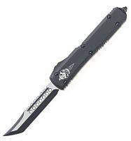 Автоматический фронтальный нож Microtech Ultratech Hellhound Black можно купить по цене .                            