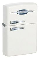 Зажигалка ZIPPO Retro Fridge Design с покрытием White Matte