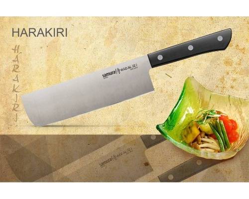 2011 Samura Нож кухонный Накири &HARAKIRI& (SHR-0043WO) 170 мм фото 10