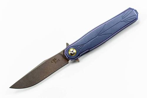 5891 ch outdoor knife CH3505 Blue сталь S35VN фото 9