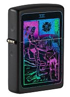 Зажигалка ZIPPO Tarot Card с покрытием Black Matte