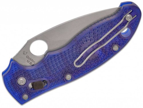 Складной нож Spyderco Manix 2 Lightweight Blue 101PBL2 фото 3 Складной нож Spyderco Manix 2 Lightweight Blue 101PBL2 фото 3