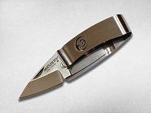 Нож-зажим для купюр складной Mcusta Pocket Clip &quot;Kamon&quot; Crane &quot;Журавль&quot; MC-0083