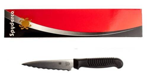 228 Spyderco Нож кухонный универсальный Spyderco Utility Knife K05SPBK фото 9