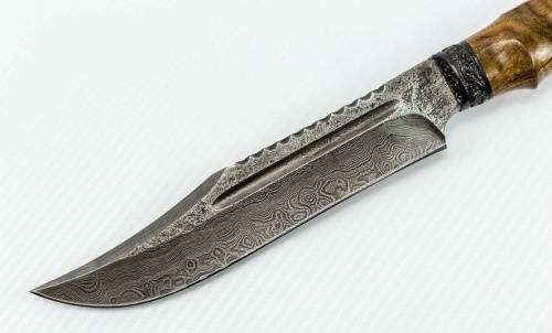 1239  Авторский Нож из Дамаска №17 фото 12