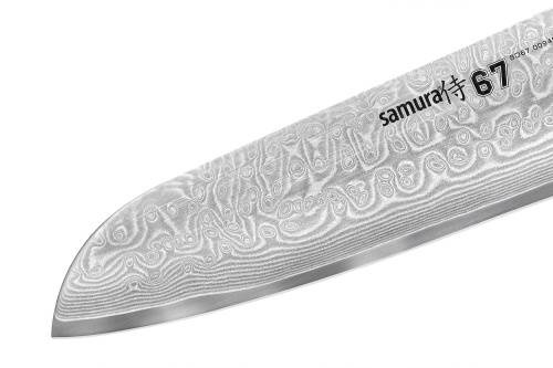 114 Samura Нож кухонный "Samura 67" Сантоку 175 мм фото 5