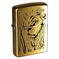 Зажигалка ZIPPO Proud Lion Brushed Brass